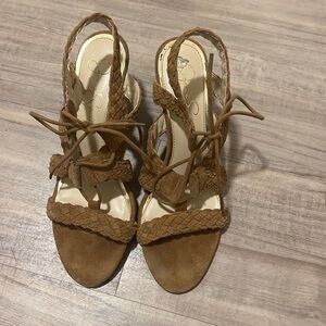 Brown Lace-up Heels​​​​​​​​​​​​​​​​